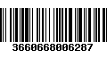 Código de Barras 3660668006287