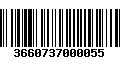 Código de Barras 3660737000055