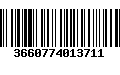 Código de Barras 3660774013711