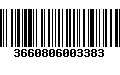 Código de Barras 3660806003383