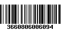 Código de Barras 3660806006094