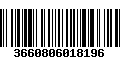 Código de Barras 3660806018196