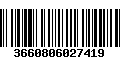 Código de Barras 3660806027419