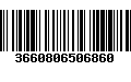 Código de Barras 3660806506860