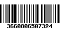 Código de Barras 3660806507324