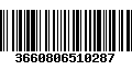 Código de Barras 3660806510287