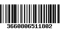 Código de Barras 3660806511802