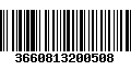 Código de Barras 3660813200508