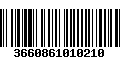 Código de Barras 3660861010210