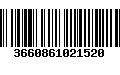 Código de Barras 3660861021520