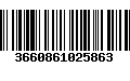 Código de Barras 3660861025863