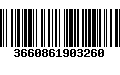 Código de Barras 3660861903260