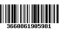 Código de Barras 3660861905981