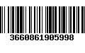 Código de Barras 3660861905998