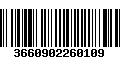 Código de Barras 3660902260109