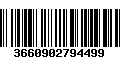 Código de Barras 3660902794499