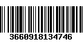 Código de Barras 3660918134746