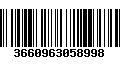 Código de Barras 3660963058998