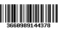 Código de Barras 3660989144378