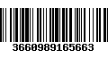 Código de Barras 3660989165663