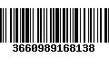 Código de Barras 3660989168138