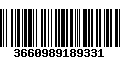 Código de Barras 3660989189331