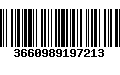 Código de Barras 3660989197213