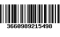 Código de Barras 3660989215498