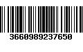 Código de Barras 3660989237650