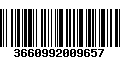 Código de Barras 3660992009657