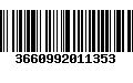 Código de Barras 3660992011353