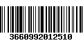 Código de Barras 3660992012510