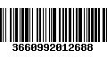 Código de Barras 3660992012688