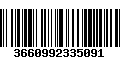 Código de Barras 3660992335091