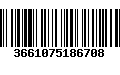 Código de Barras 3661075186708