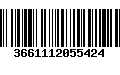 Código de Barras 3661112055424