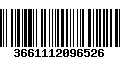 Código de Barras 3661112096526