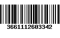 Código de Barras 3661112603342