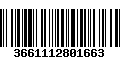 Código de Barras 3661112801663