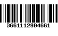 Código de Barras 3661112904661