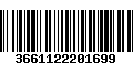 Código de Barras 3661122201699