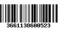 Código de Barras 3661138600523