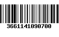 Código de Barras 3661141090700