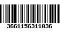 Código de Barras 3661156311036