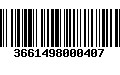 Código de Barras 3661498000407