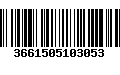 Código de Barras 3661505103053