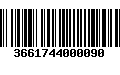 Código de Barras 3661744000090