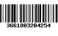 Código de Barras 3661803204254