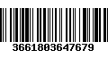 Código de Barras 3661803647679