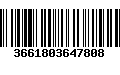 Código de Barras 3661803647808